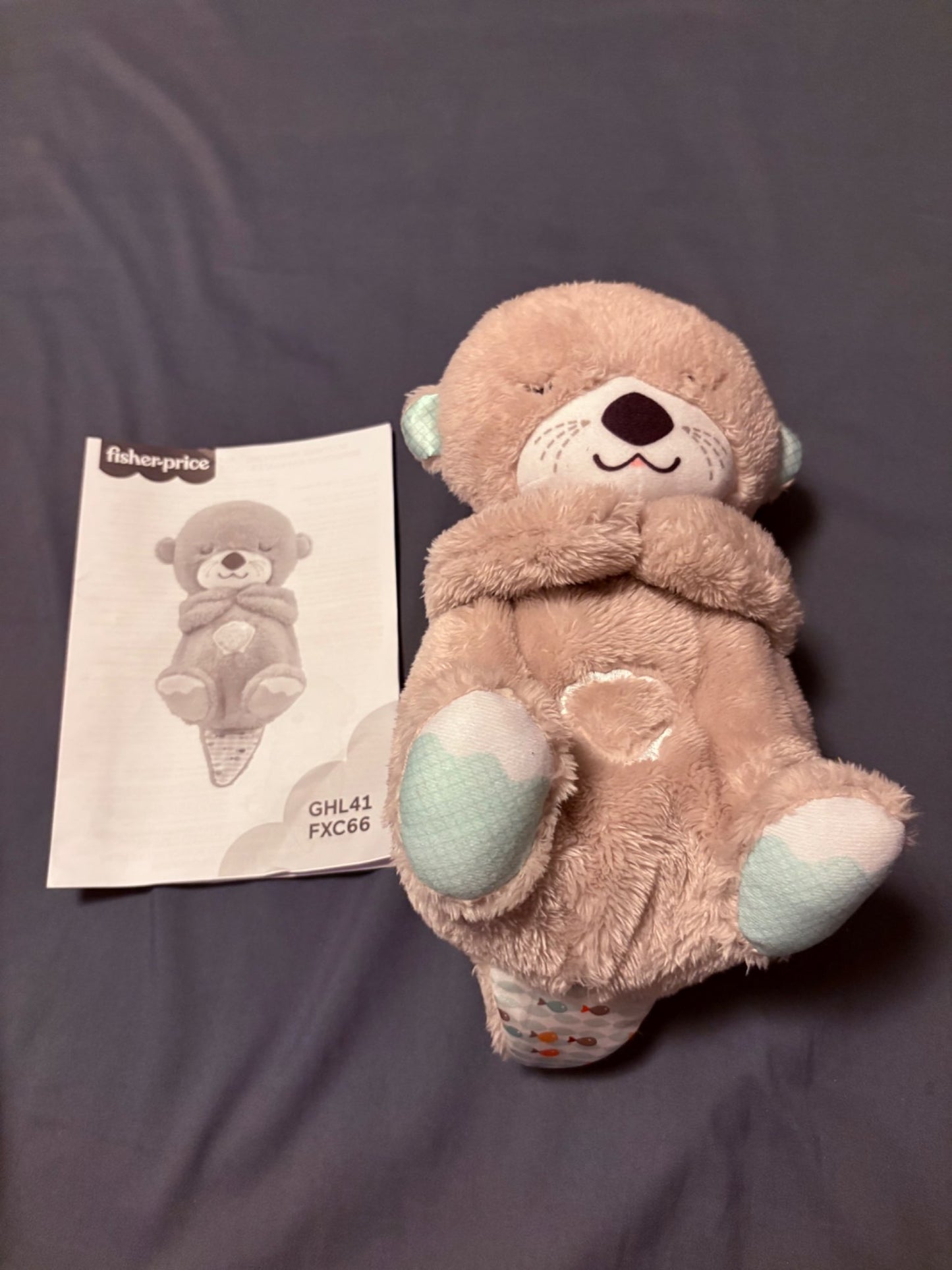 Fisher Price Soothe n Snuggle Otter baby toy