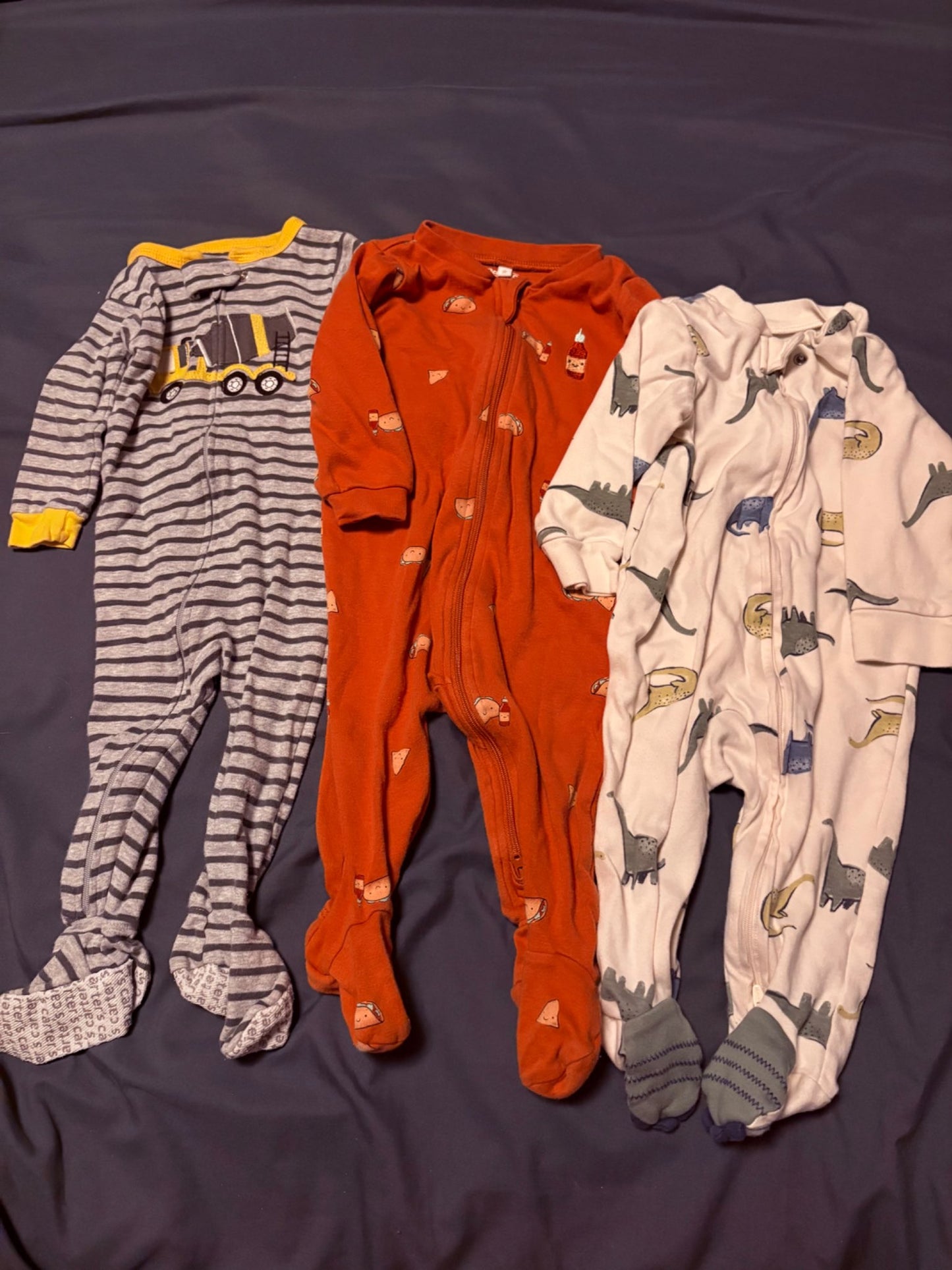Baby sleepers/PJs with zippers
