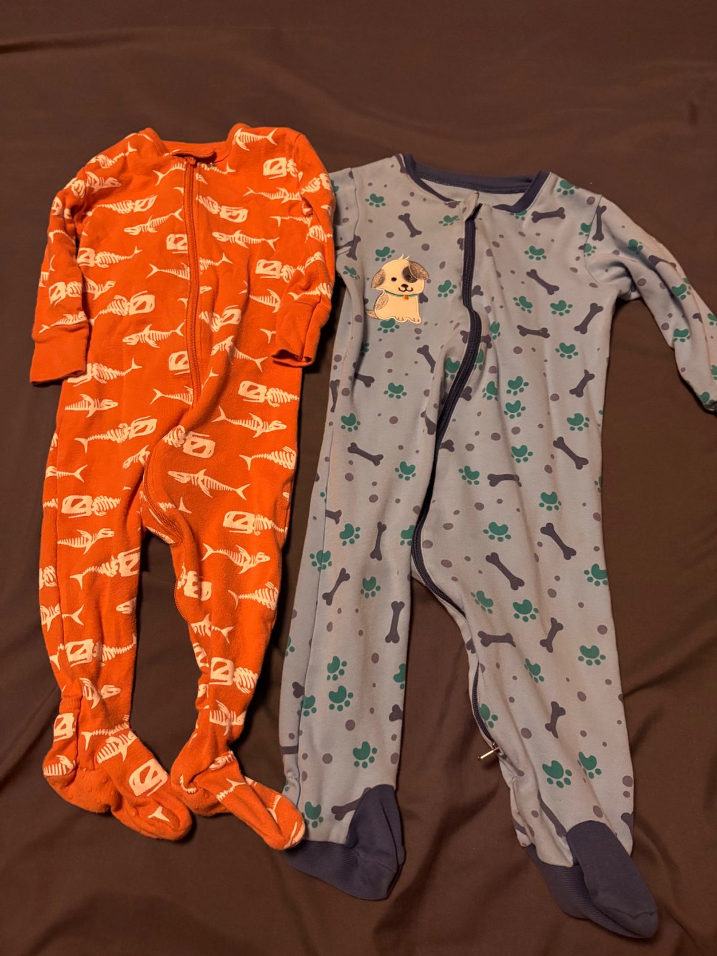 Baby sleepers/PJs with zippers