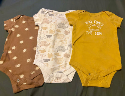 12 Baby Onesies (6-12 months) , Kids 9 Month (6-9M)