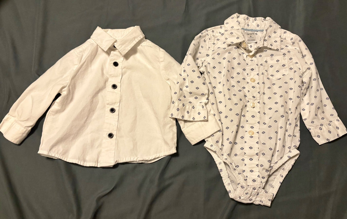 Baby boy collar top/shirt, Kids 9 Month (6-9M)