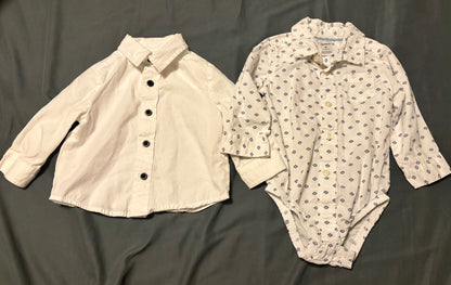Baby boy collar top/shirt, Kids 9 Month (6-9M)
