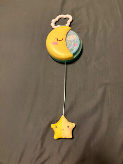 Sleepy moon musical baby cradle (musical box)