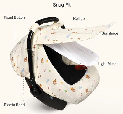 Muslin Car Seat Cover