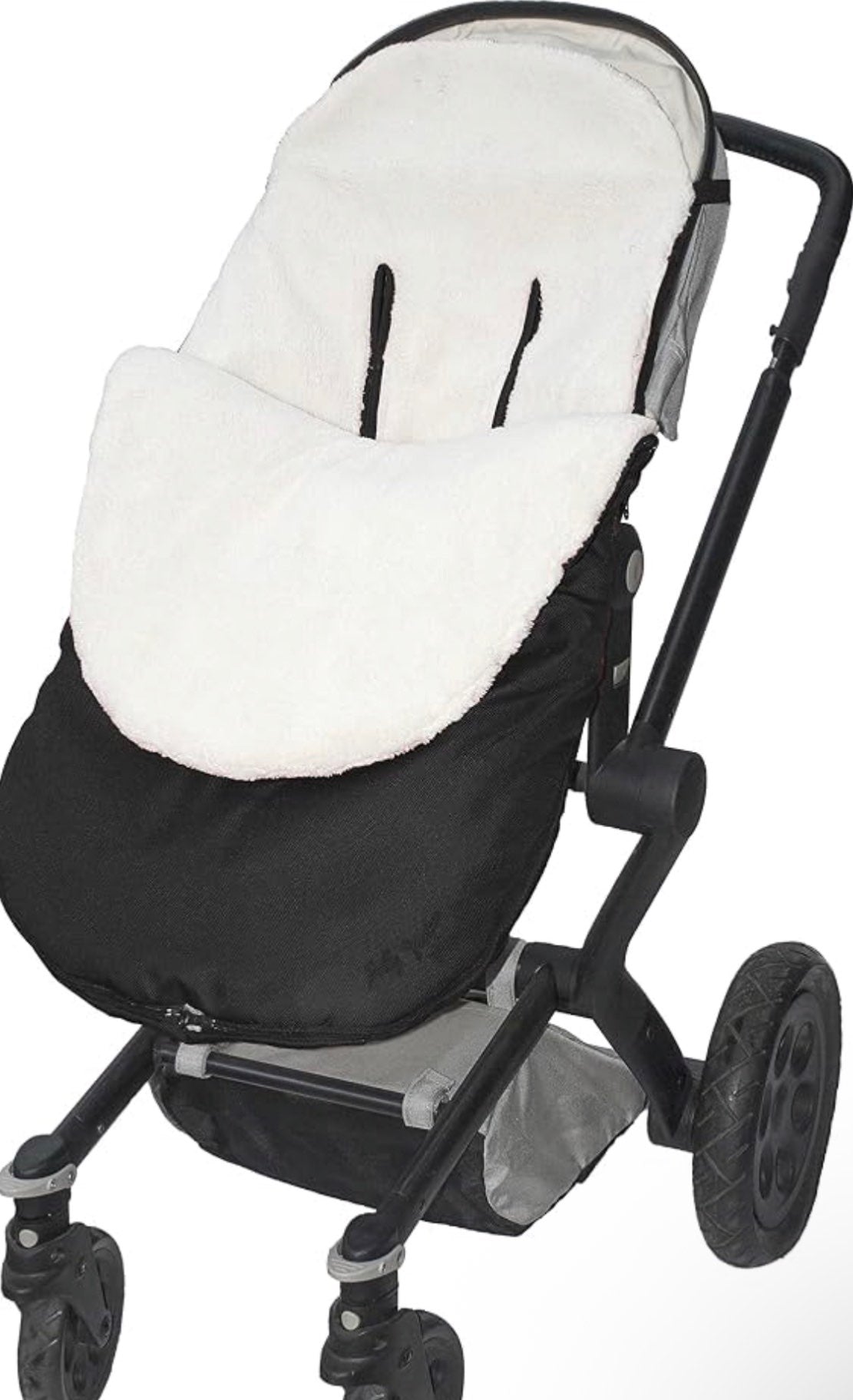 Jolly Jumper stroller snuggle cover with head hugger
