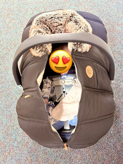 Winter Baby Car Seat Cover