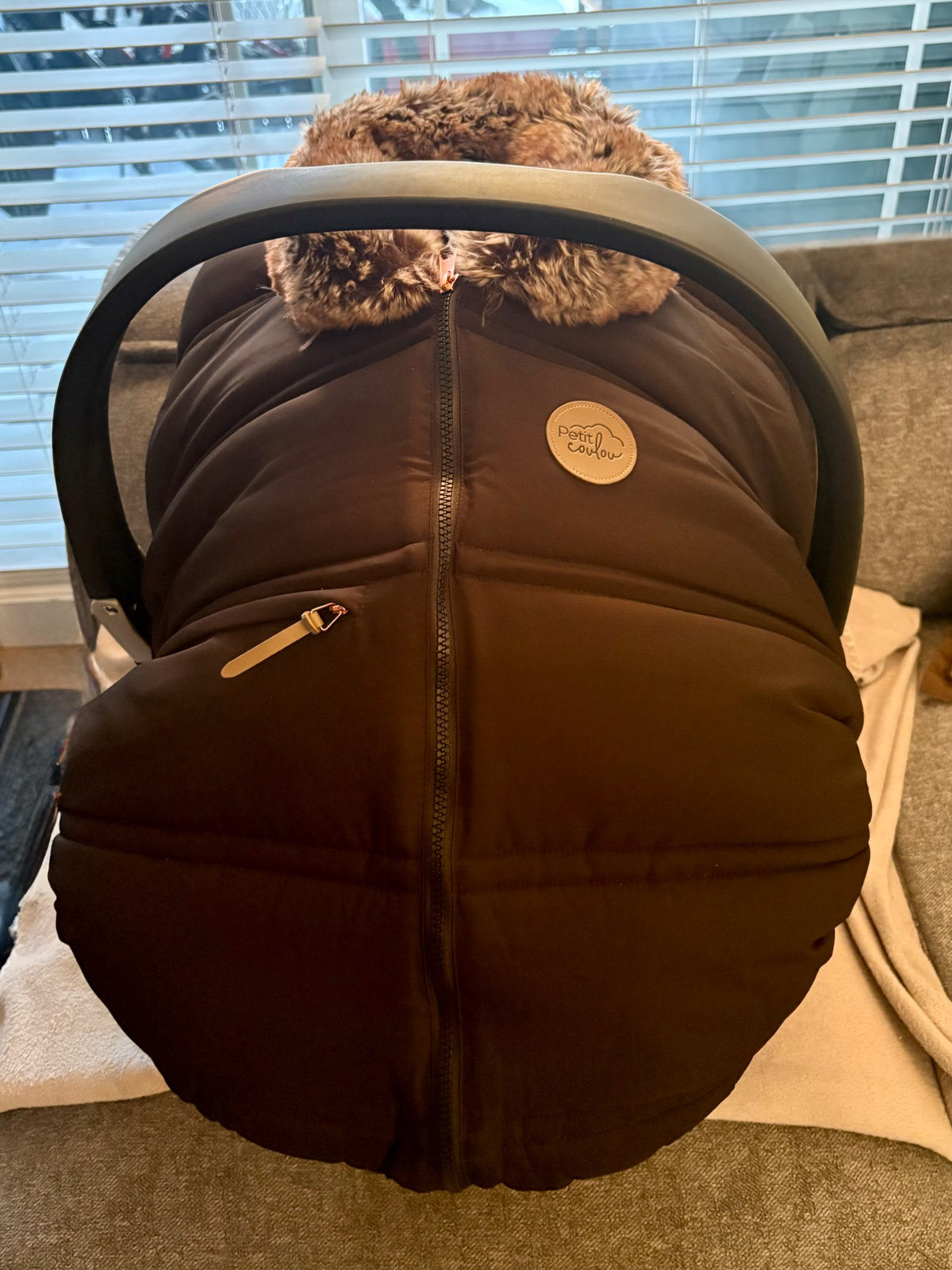 Winter Baby Car Seat Cover