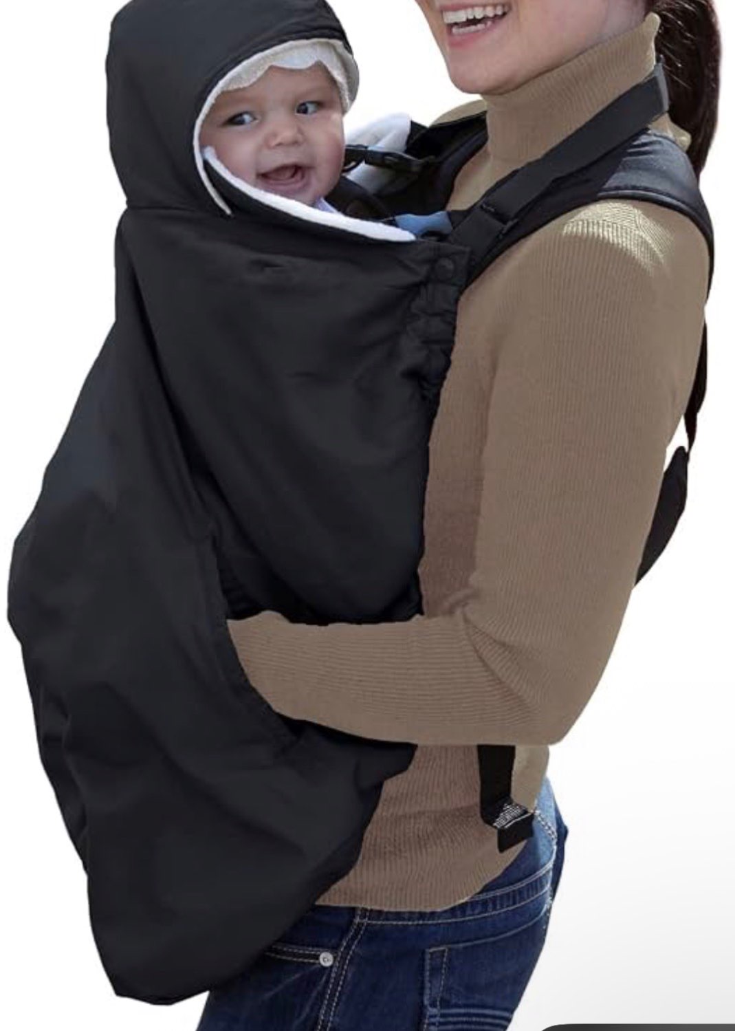 Jolly Jumper Baby Carrier Snuggle Cover (black)