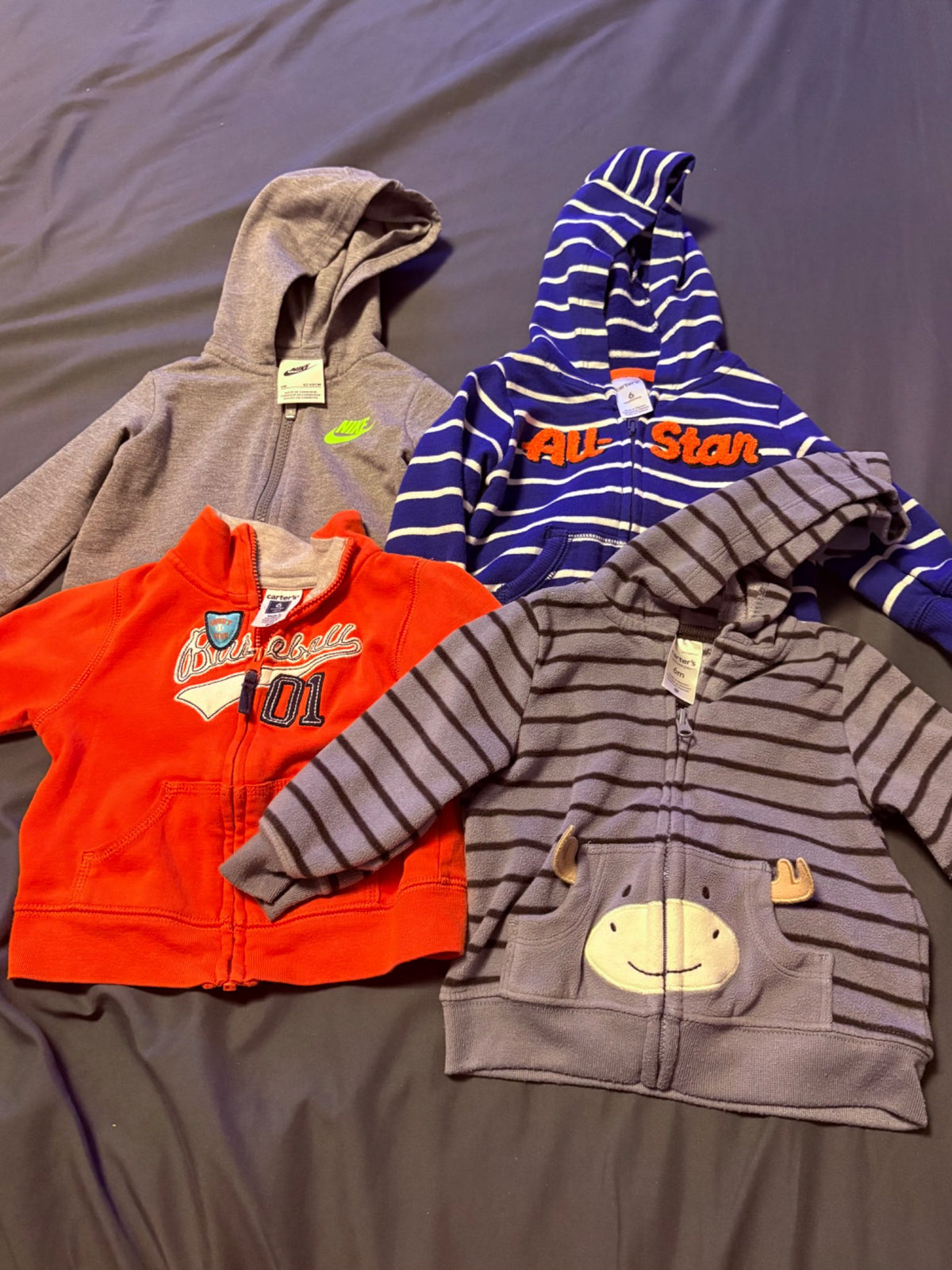 Baby zip up sweaters, Kids 6 Month (3-6M)