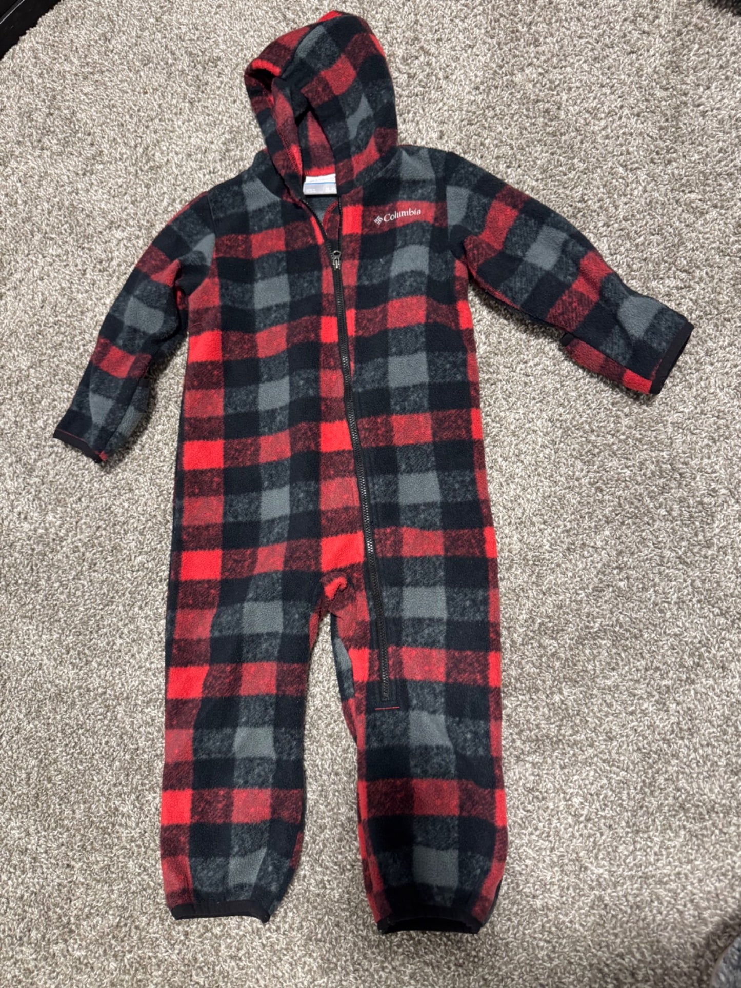 Buffalo plaid bunting suit , Kids 24 Month (18-24M)