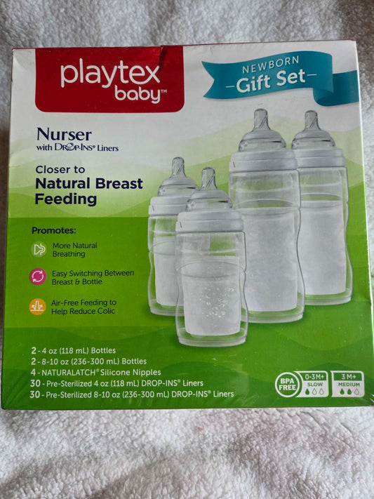 Playtex newborn nurser set with additional bottle liners