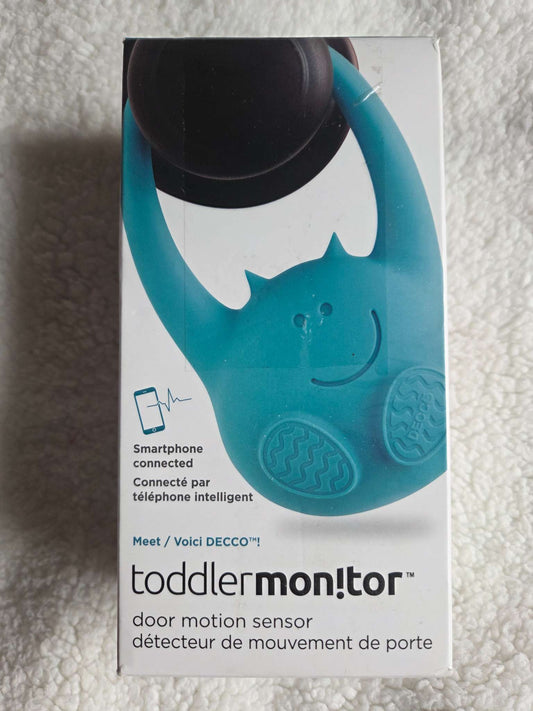 Toddler monitor door motion sensor