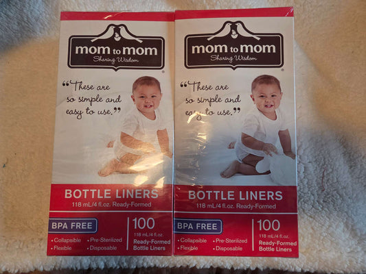 Mom to Mom bottle liners- 2 boxes