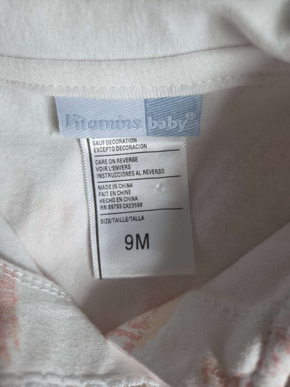 Adorable Vitamins Baby 3 pc set with satin hanger- 9 months, Kids 9 Month (6-9M)