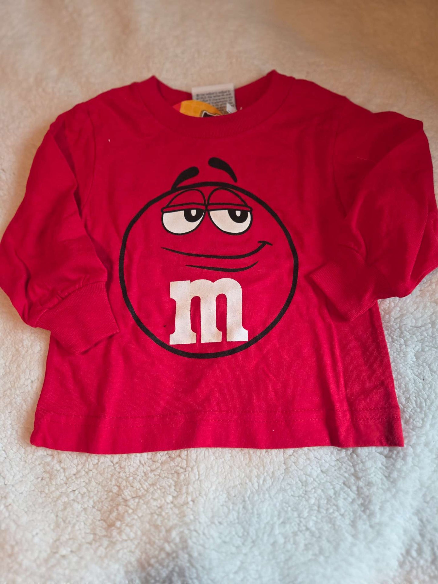 M&M t-shirt- size 2, Kids 2T