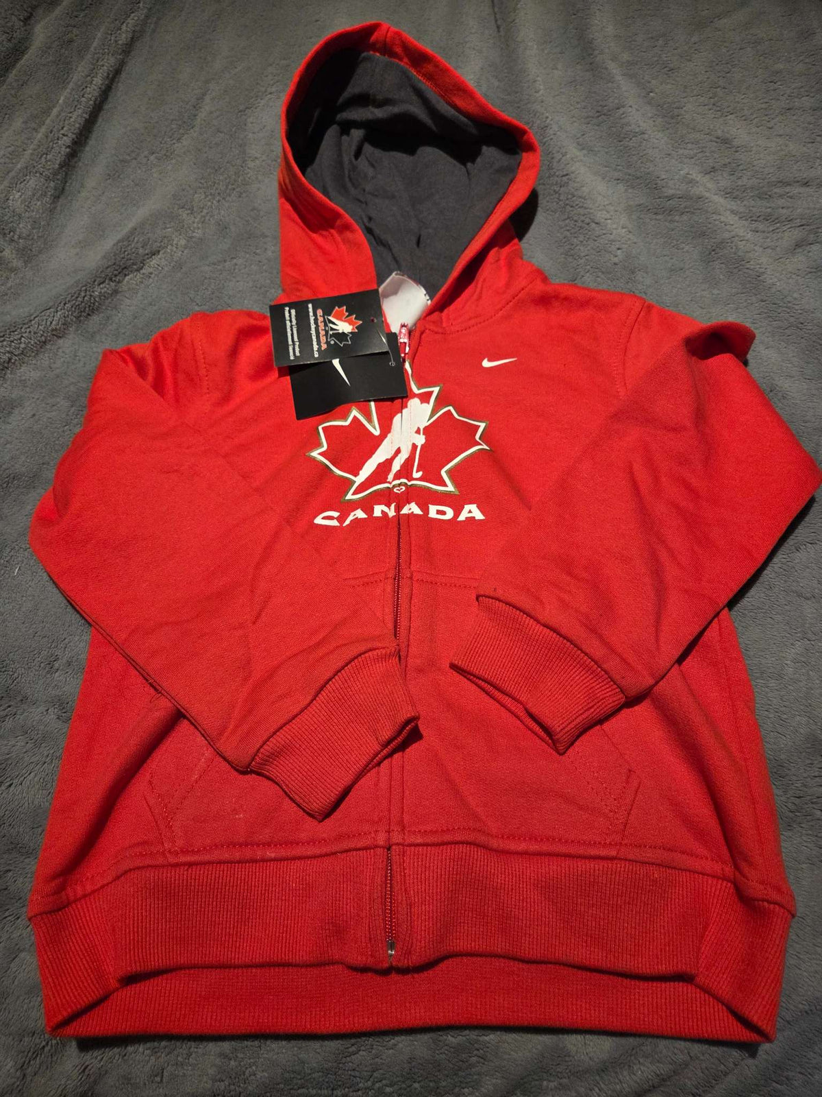 Team Canada hoodie by Nike- size 6X, Kids 6/6X