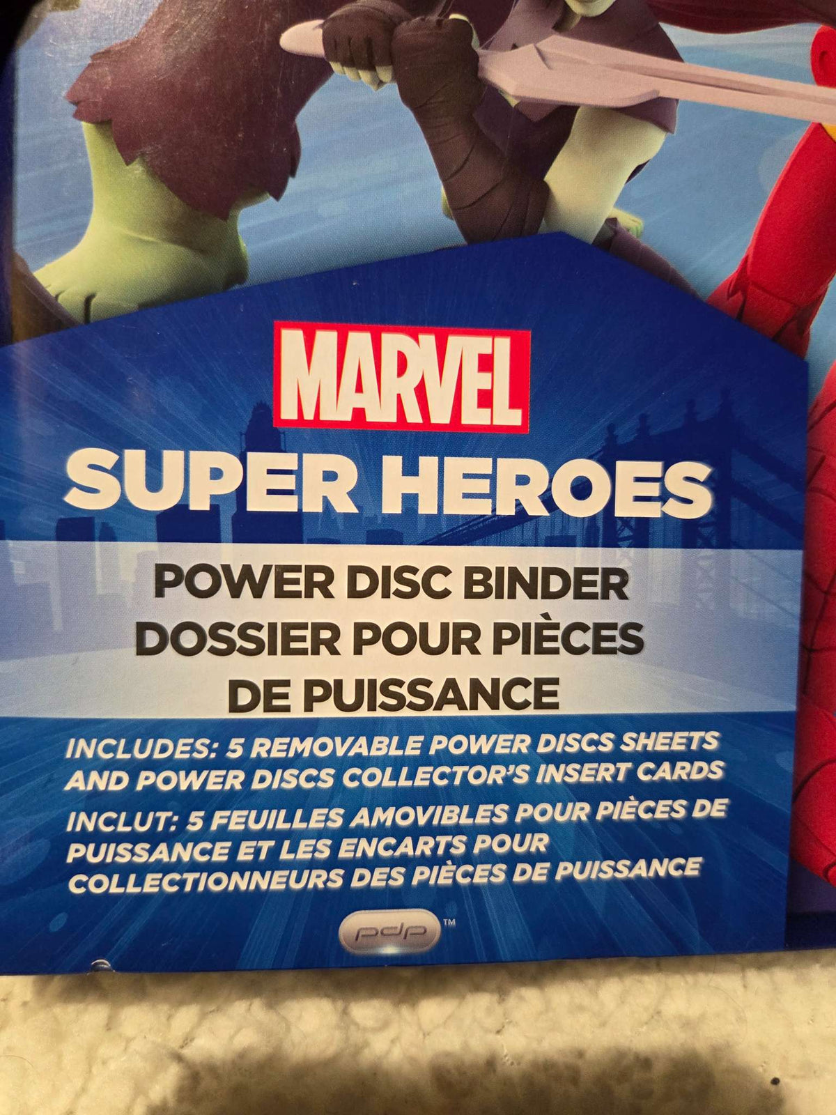 Marvel Super Heroes Power Disc Binder