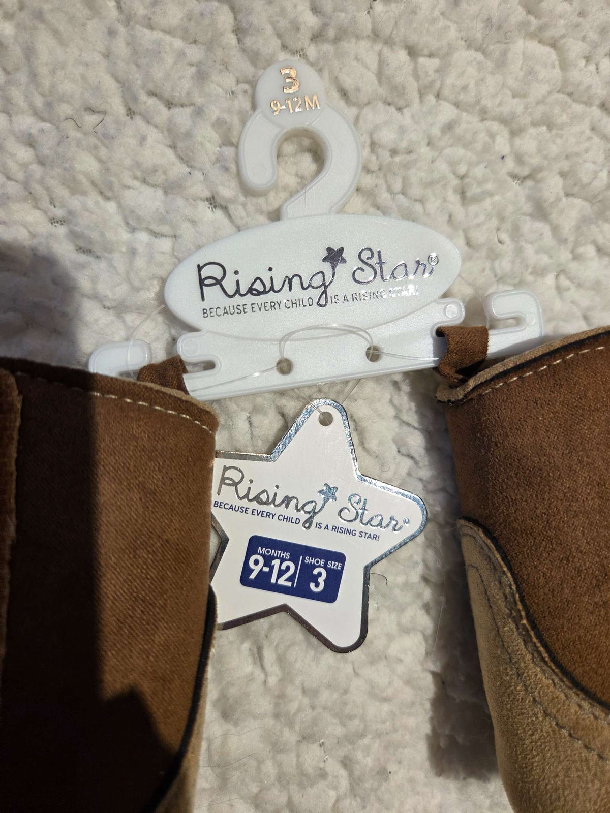 Rising Star infant cowboy booties- size 9-12 months, Shoes 4 (Baby: 0-12 mth)