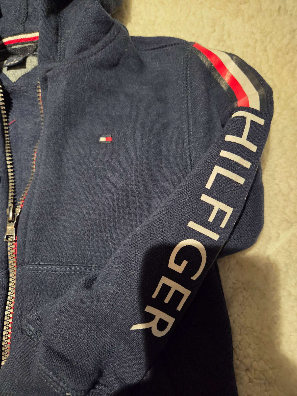 Tommy Hilfiger full zip hoodie- size 4, Kids 4/4T
