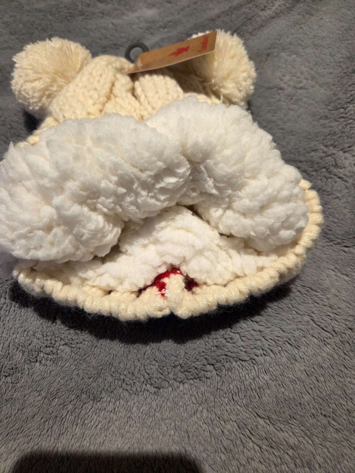 Canadiana cable knit toque- size 12-24 months