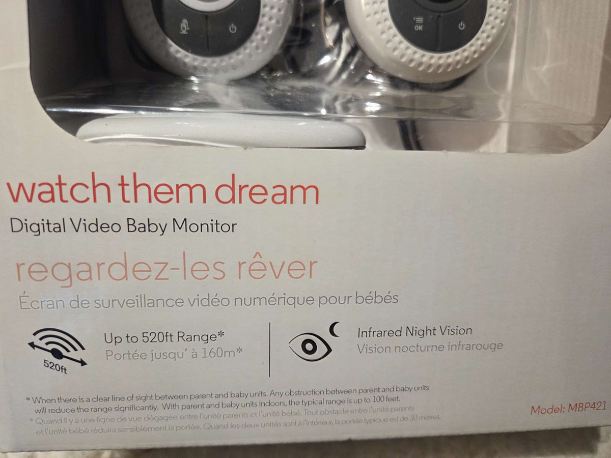 Motorola digital video baby monitor