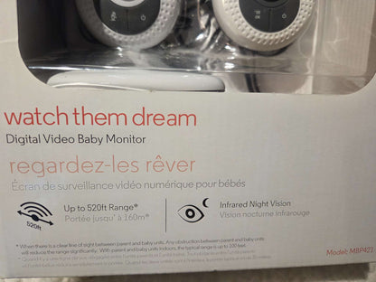 Motorola digital video baby monitor