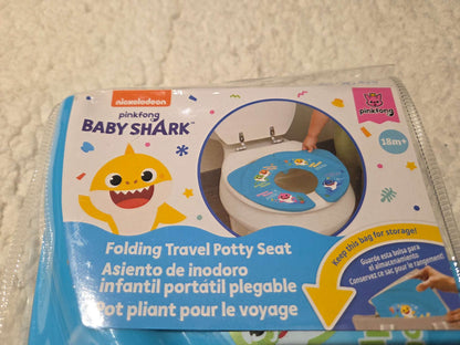 Baby Shark folding travel potty seat