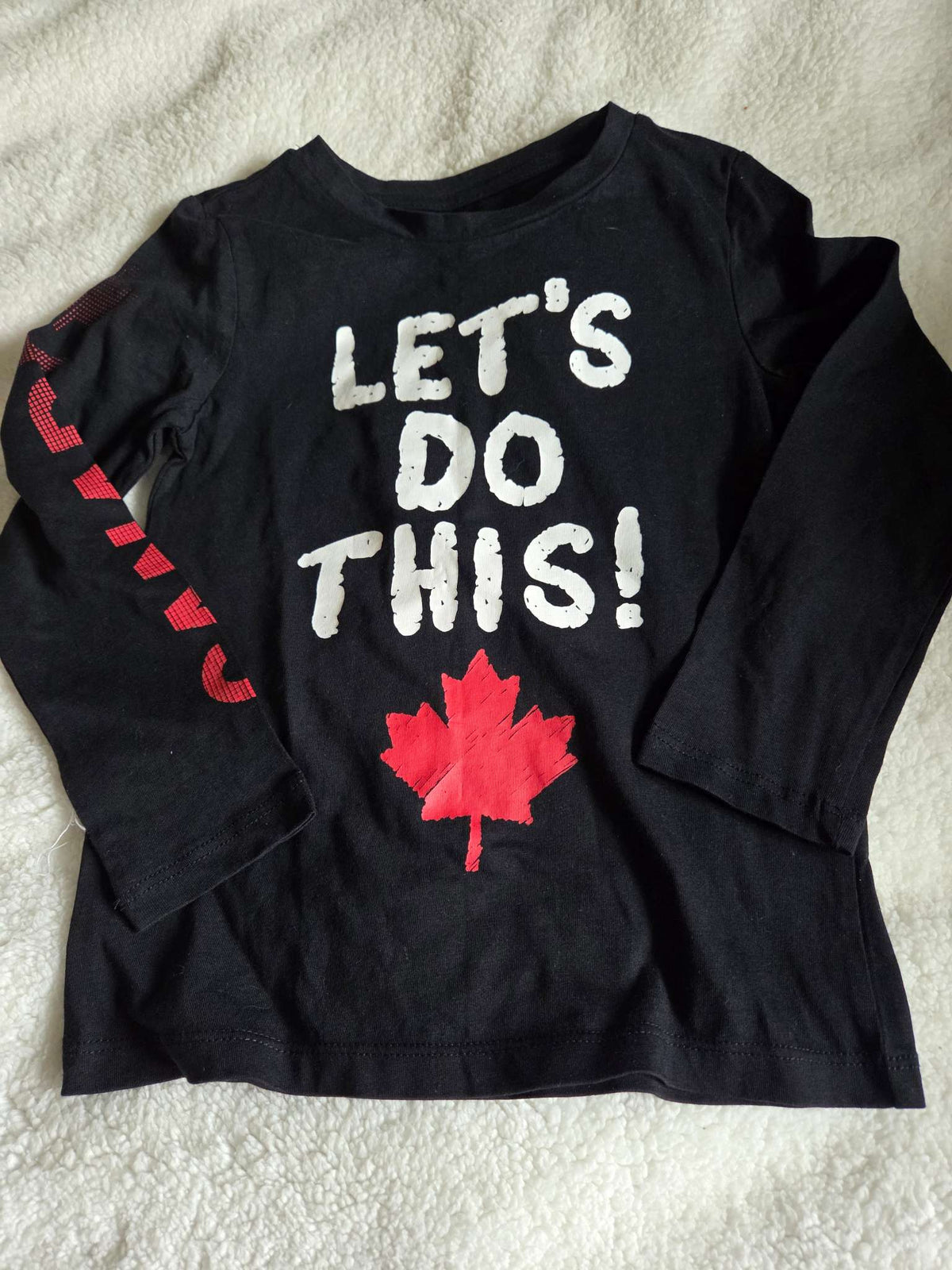 Joe Fresh long sleeve Canada shirt- size 5, Kids 5/5T