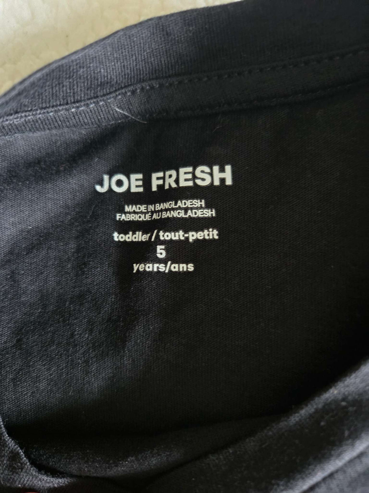 Joe Fresh long sleeve Canada shirt- size 5, Kids 5/5T