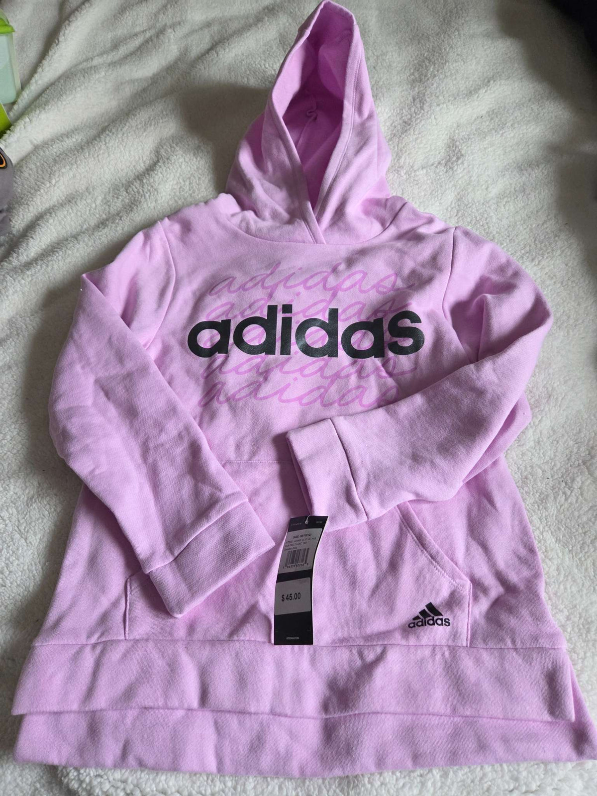 Adidas hoodie- size 10/12, Kids 12