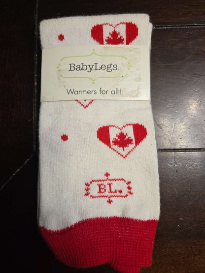 Baby Legs leg warmers- Canada theme