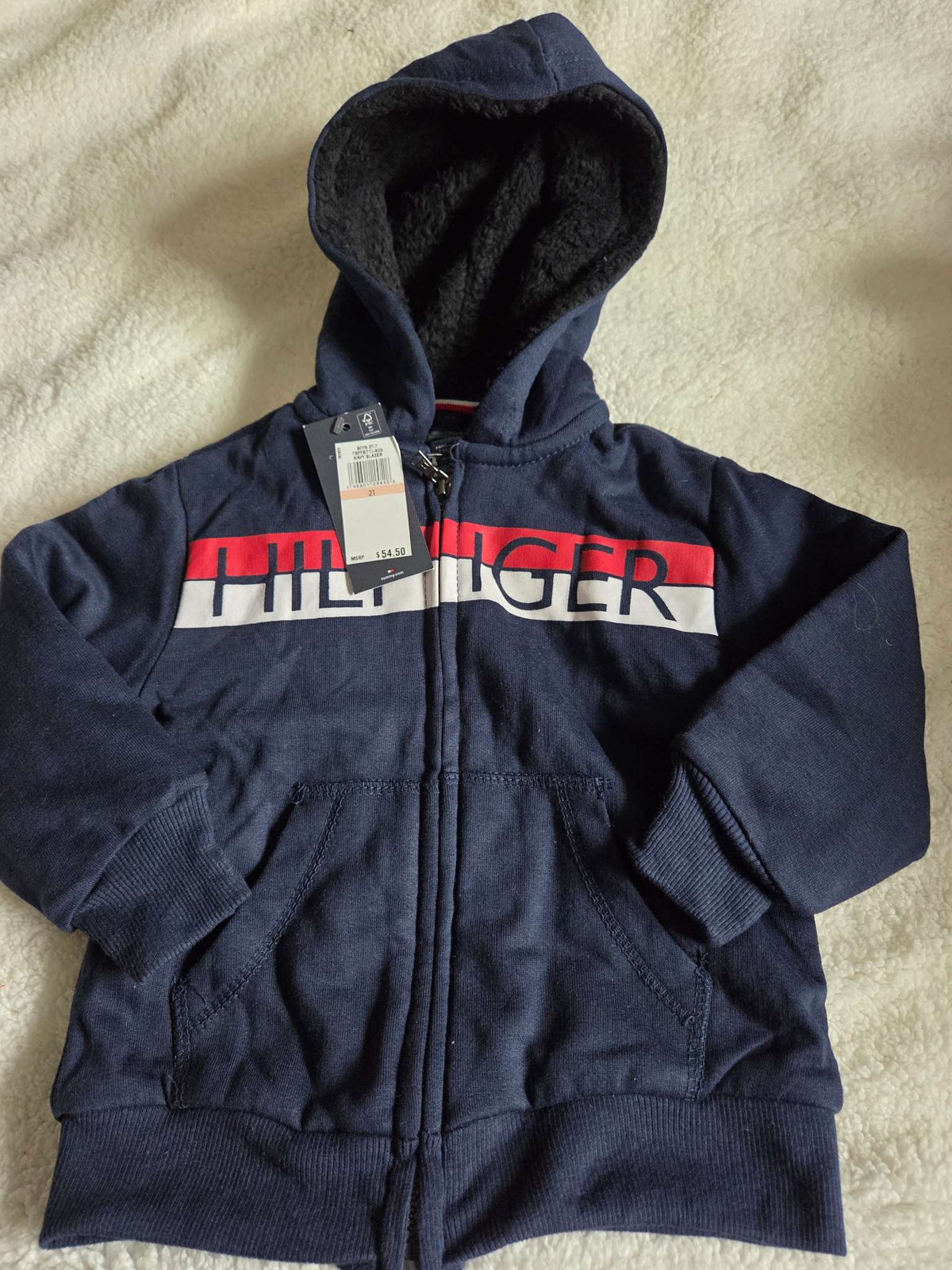 Tommy Hilfiger sherpa lined goodie- size 2, Kids 2T