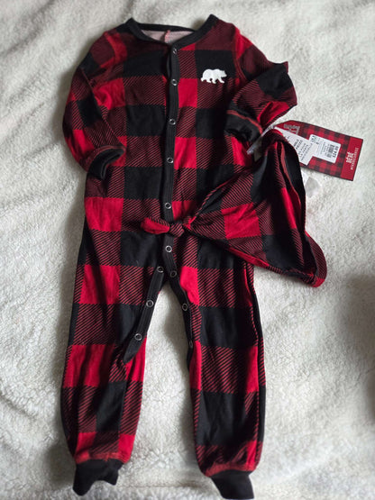 Plaid pajama set by Fammy Jammies- size 18 months, Kids 18 Month (12-18M)