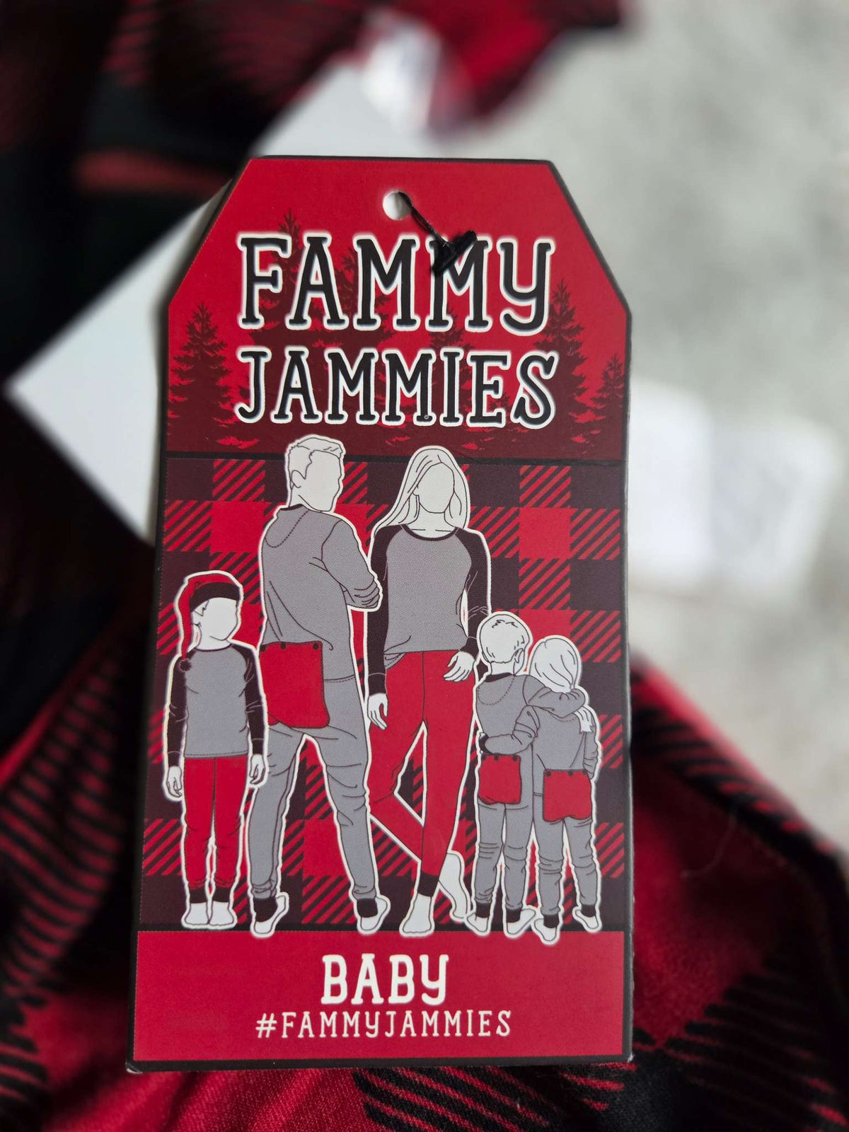 Plaid pajama set by Fammy Jammies- size 18 months, Kids 18 Month (12-18M)