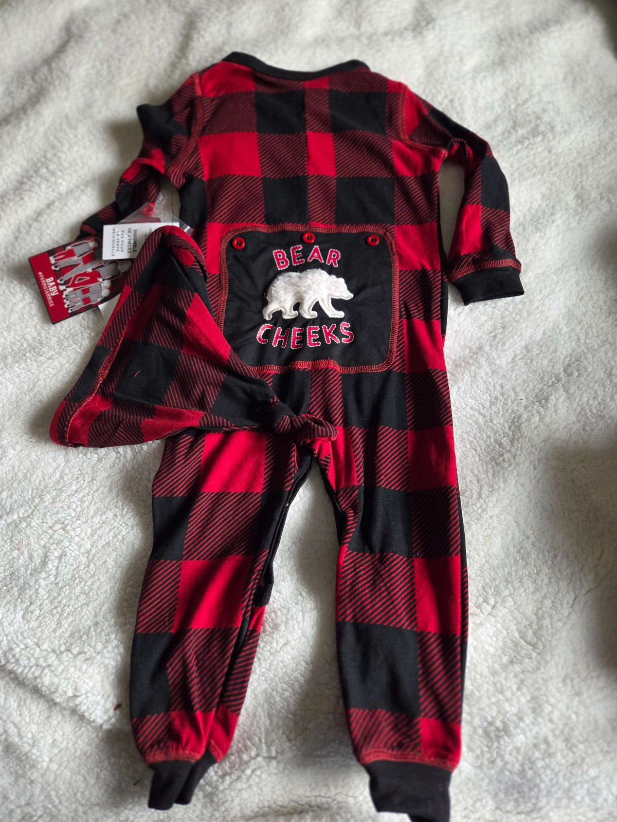 Plaid pajama set by Fammy Jammies- size 18 months, Kids 18 Month (12-18M)