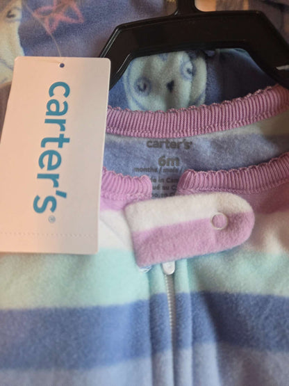 Carter's 2 piece fleecy pajama set- size 6 months, Kids 6 Month (3-6M)
