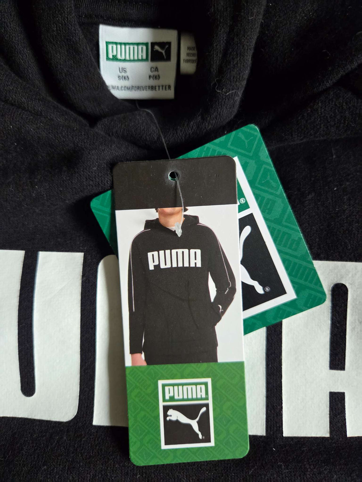 Puma hoodie- size 6, Kids 6/6X