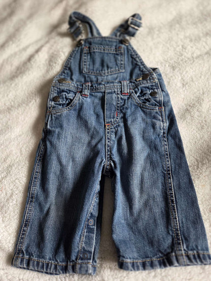 Old Navy denim overalls- size 6-12 months, Kids 9 Month (6-9M)