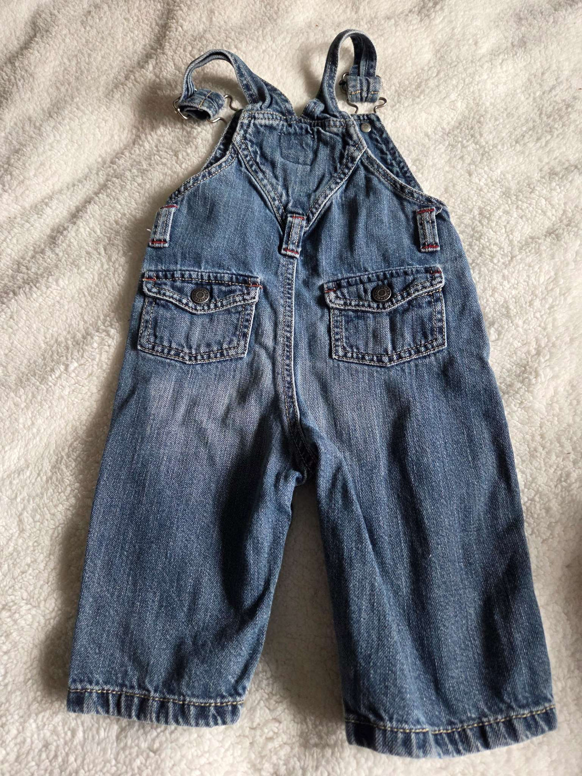 Old Navy denim overalls- size 6-12 months, Kids 9 Month (6-9M)