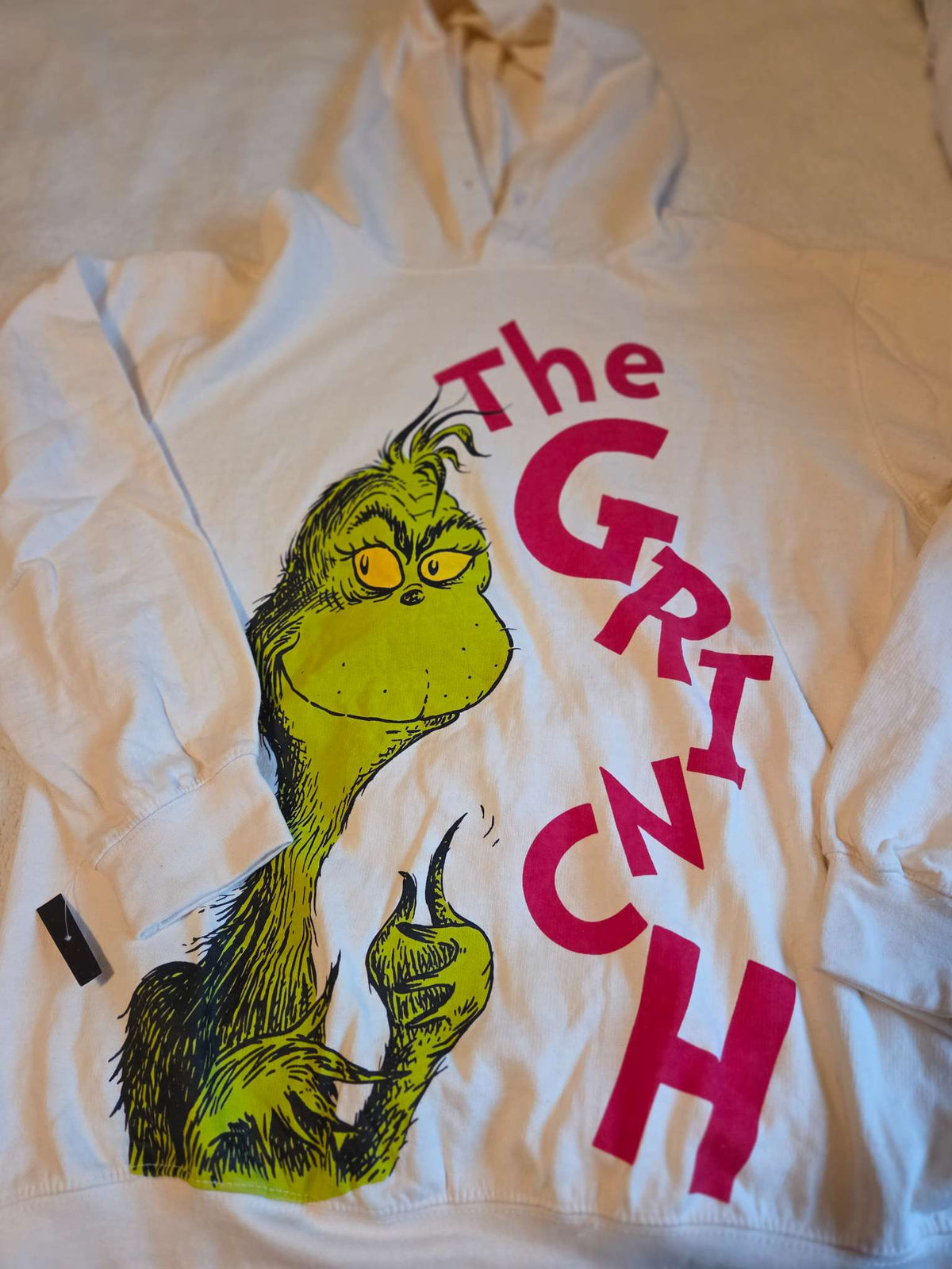 Grinch hoodie- size youth XL, Kids 18