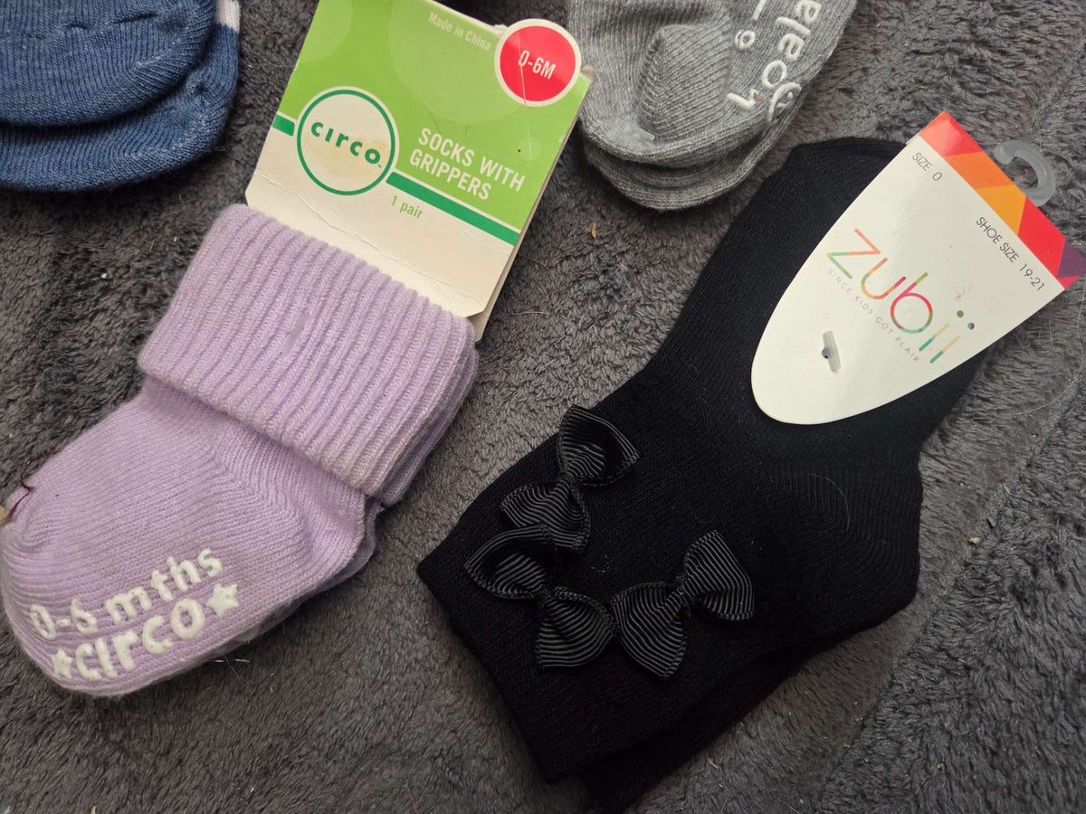 Infant sock bundle- size 6-12 months
