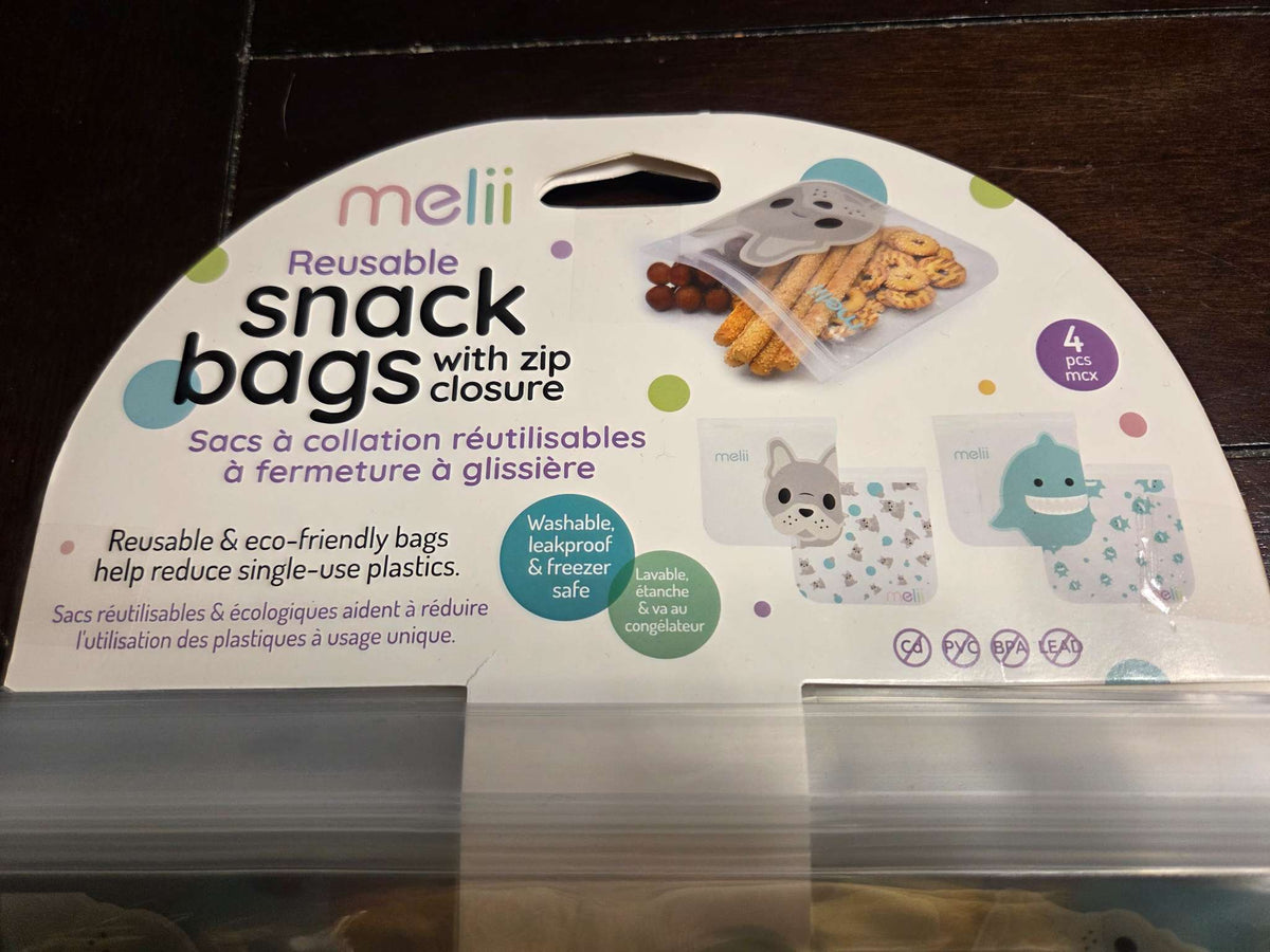 Melii snack bags- set of 4