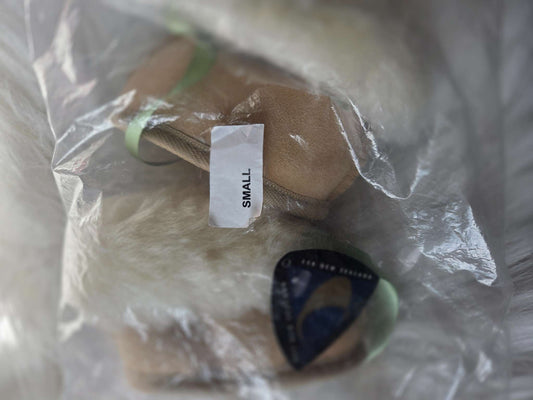 New Zealand leather/sheepskin slippers- size small, Shoes 4 (Baby: 0-12 mth)