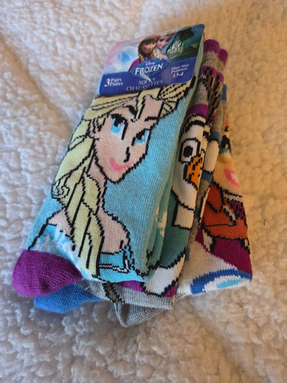 Disney Frozen socks- 3 pairs