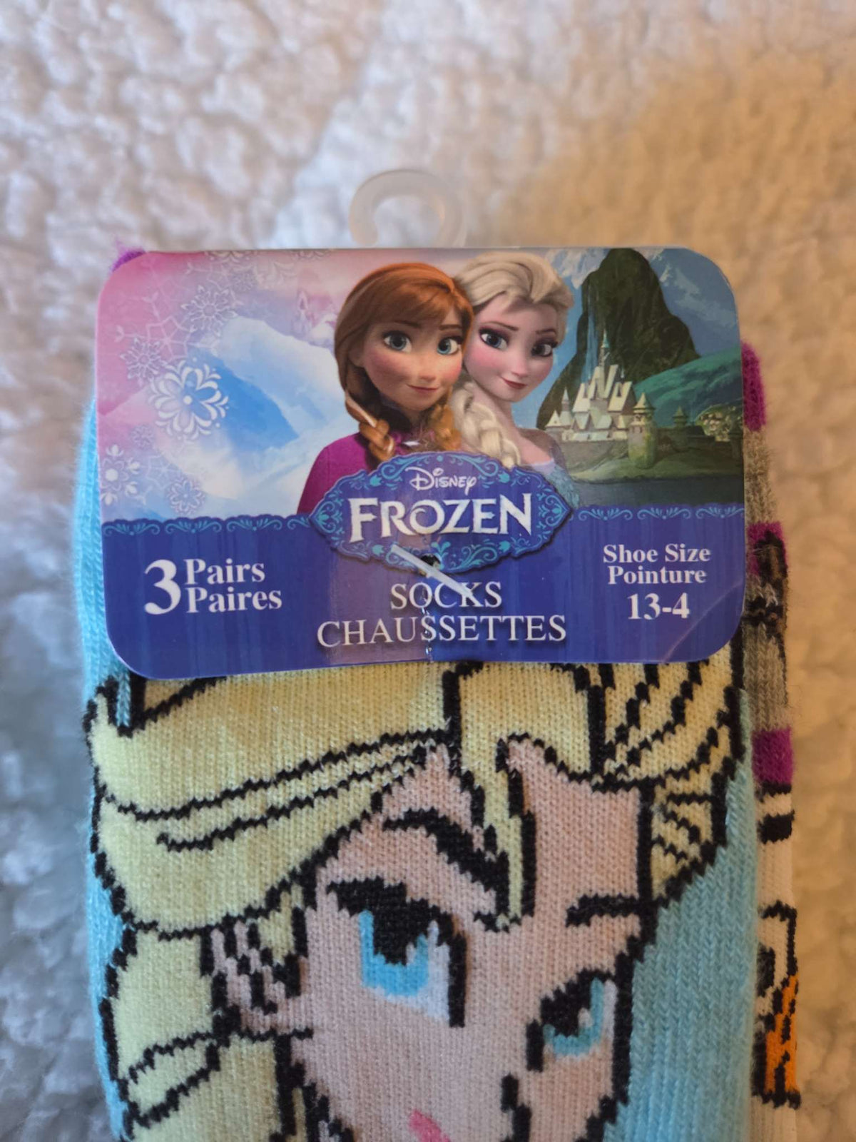 Disney Frozen socks- 3 pairs