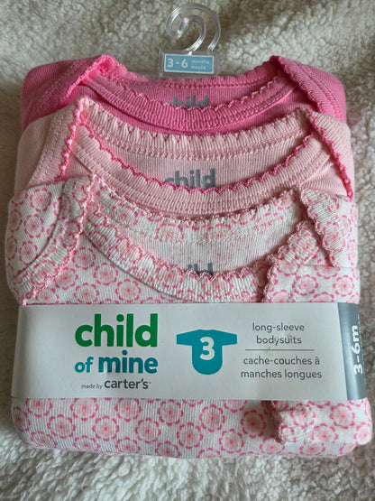 3 piece onesie/denim bundle- size 0-6 months, Kids 6 Month (3-6M)