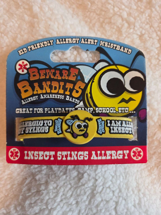 Allergy alert bracelet