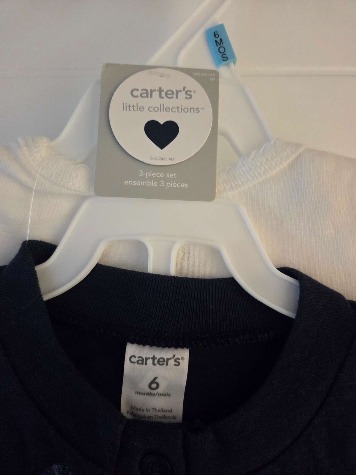 Carter's 3 piece outfit, Kids 6 Month (3-6M)