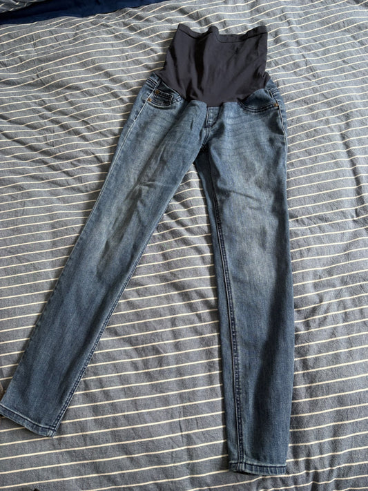 Maternity Jeans - Indigo Blue, Maternity S (4-6)