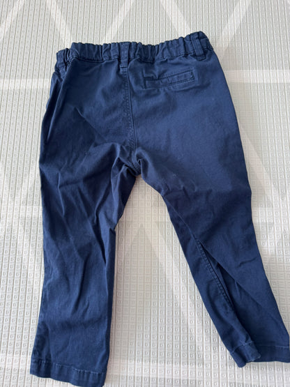 H&M Navy Chino Pants - 12-18M, Kids 18 Month (12-18M)